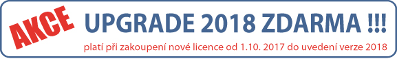 UPGRADE 2018 ZDARMA